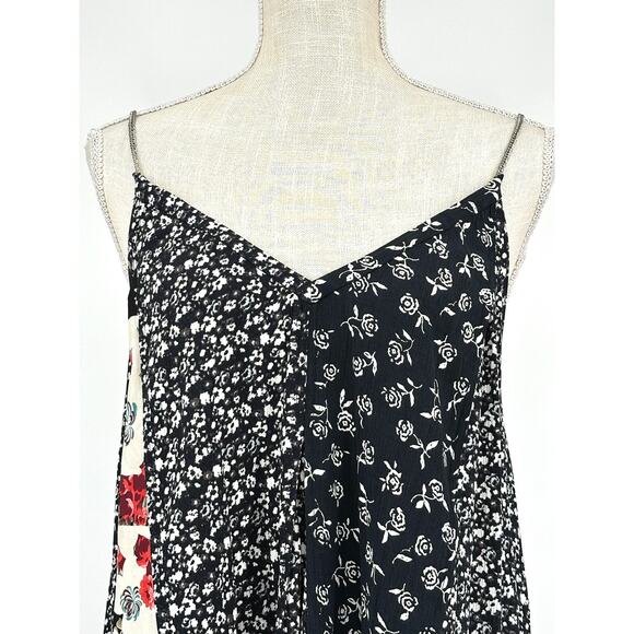 Rag & Bone Londar Midi Dress in‎ Black Floral XS - Picture 4 of 11